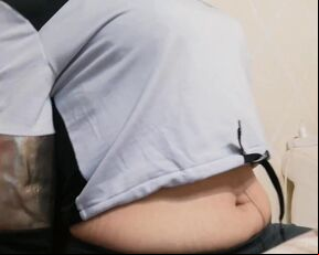 Stretching my back Showing my Navel (PREVIEW)